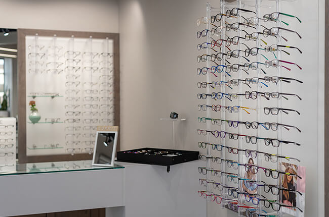 Eyewear selection at The Eye Site